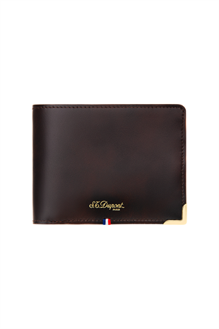 S.T. Dupont Koyu Kahverengi Deri Cüzdan 190453