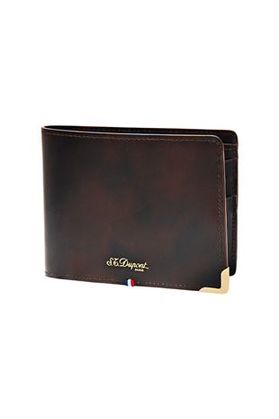 S.T. Dupont Koyu Kahverengi Deri Cüzdan 190453