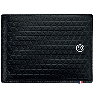 S.T. Dupont Line D Siyah Deri Cüzdan 180090