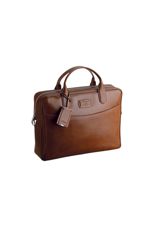 S.T. Dupont Line D Kahverengi Deri Evrak Çantası 181103