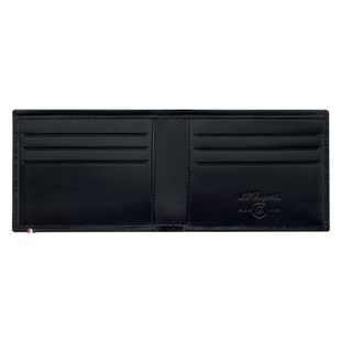 S.T. Dupont Line D Siyah Deri Cüzdan 180090