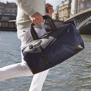 S.T. Dupont Mavi Deri Seyahat Çantası 173008