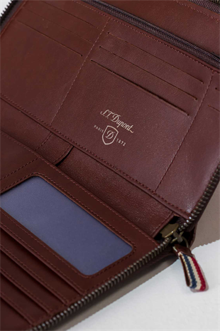 S.T. Dupont Deri Mat Kahverengi Cüzdan 190001