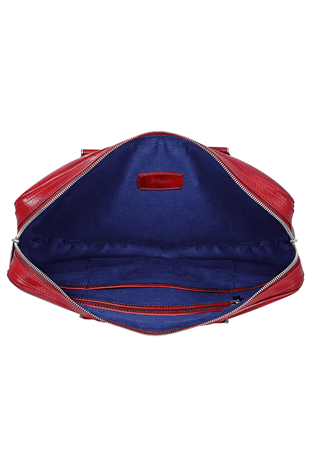 S.T. Dupont Deri Kırmızı Evrak Taşıma Çantası 181284