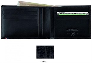 S.T. Dupont Deri Siyah Cüzdan 180302