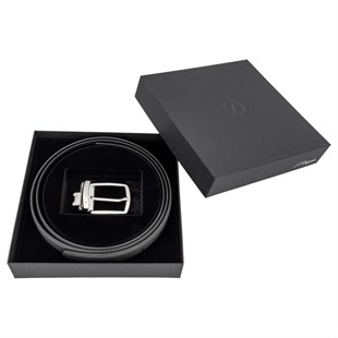 S.T. Dupont Gri Deri Kemer 8210161