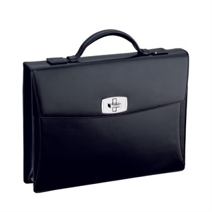 S.T. Dupont Siyah Deri Evrak Çantası 181000