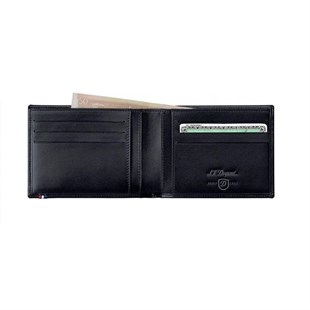 S.T. Dupont Siyah Deri Cüzdan 180002