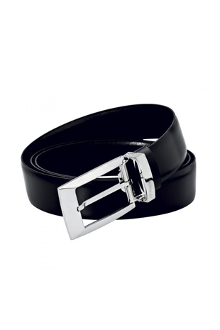 S.T. Dupont Siyah Deri Kemer 7110440