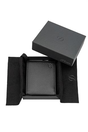 S.T. Dupont Siyah Erkek Deri Cüzdan 093001