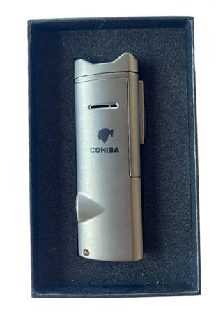 Cohiba 3 Torch Pürmüz Gunmetal Puro Çakmağı