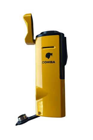 Cohiba 3 Torch Pürmüz Siyah-Sarı Puro Çakmağı