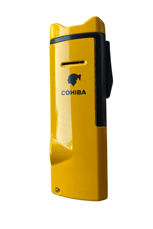 Cohiba 3 Torch Pürmüz Siyah-Sarı Puro Çakmağı