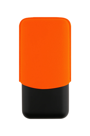 S.T. Dupont Siyah-Turuncu Üçlü Puro Kılıfı 183419