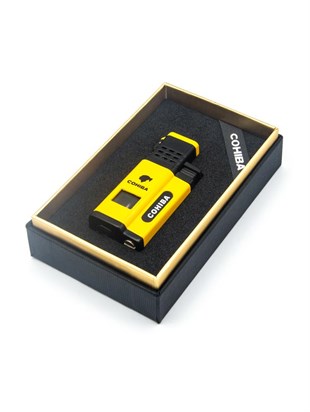 Cohiba 4 Torch Pürmüz Sarı-Siyah Puro Çakmağı