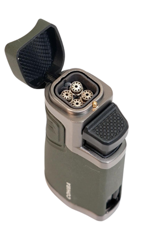 Cohiba 4 Torch Pürmüz Delicili Haki Metal Puro Çakmağı