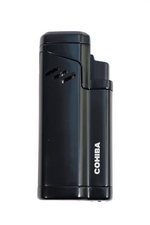 Cohiba 4 Torch Pürmüz Delicili Siyah Metal Puro Çakmağı