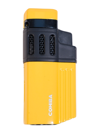 Cohiba 4 Torch Pürmüz Delicili Sarı Siyah Metal Puro Çakmağı