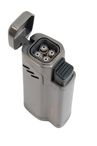 Cohiba 4 Torch Pürmüz Delicili Gunmetal Metal Puro Çakmağı