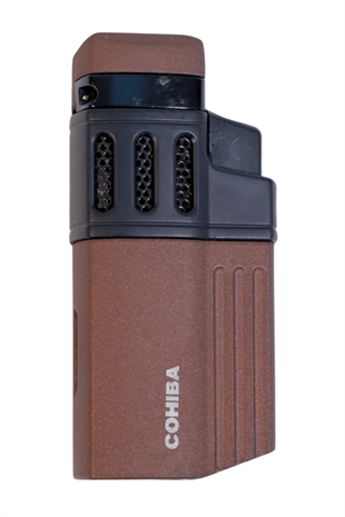 Cohiba 4 Torch Pürmüz Delici Kahverengi Siyah Metal Puro Çakmağı