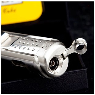 Cohiba 4 Torch Pürmüz Gümüş Puro Çakmağı