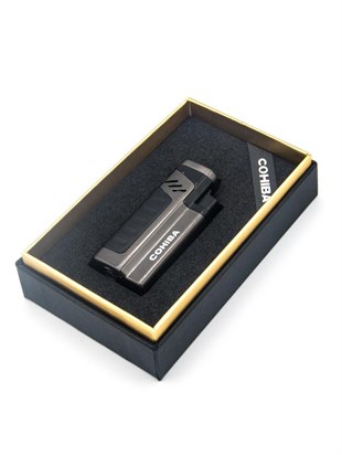 Cohiba 4 Torch Pürmüz Siyah Puro Çakmağı