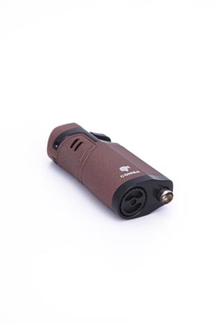 Cohiba 4 Torch Pürmüz Mat Kahverengi Metal Puro Çakmağı