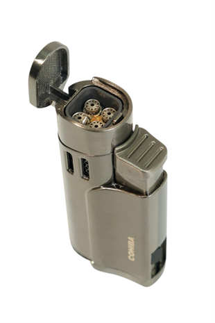 Cohiba 4 Torch Pürmüz Delicili Gunmetal Metal Puro Çakmağı