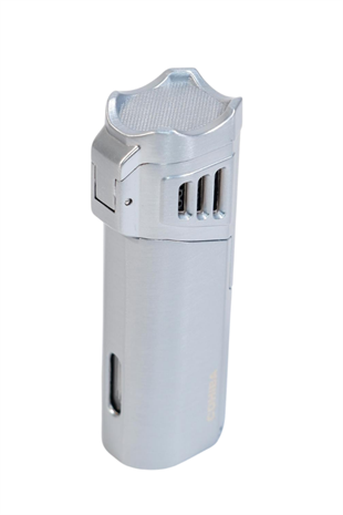 Cohiba 4 Torch Pürmüz Delici Gümüş Metal Puro Çakmağı