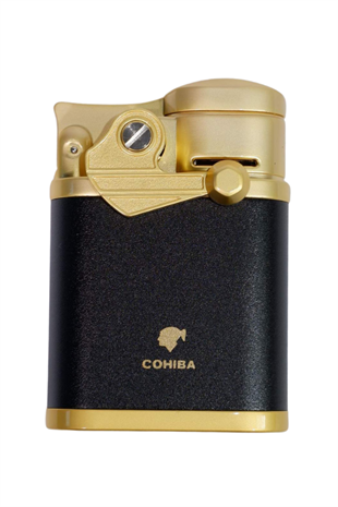 Cohiba 4 Torch Pürmüz Siyah - Gold Puro Çakmağı