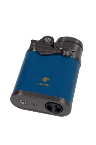 Cohiba 4 Torch Pürmüz Mavi - Gunmetal Puro Çakmağı