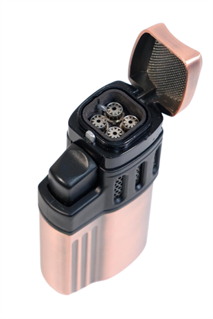 Cohiba 4 Torch Pürmüz Delici Bronz Siyah Metal Puro Çakmağı