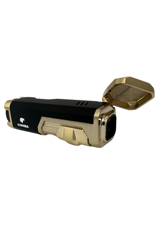 Cohiba 4 Torch Pürmüz Siyah-Gold Puro Çakmağı