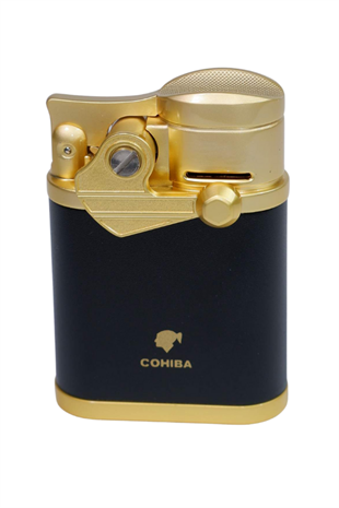 Cohiba 4 Torch Pürmüz Siyah - Gold Puro Çakmağı