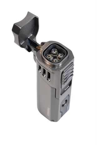 Cohiba 4 Torch Pürmüz Delici Gunmetal Metal Puro Çakmağı