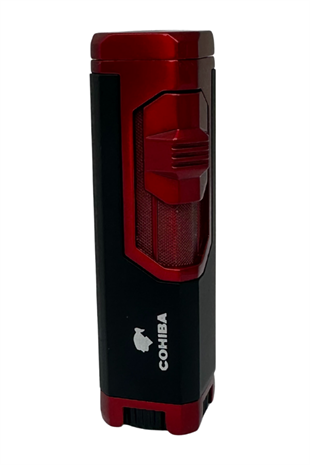 Cohiba 4 Torch Pürmüz Kırmızı-Siyah Puro Çakmağı
