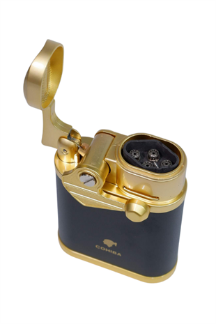 Cohiba 4 Torch Pürmüz Siyah - Gold Puro Çakmağı