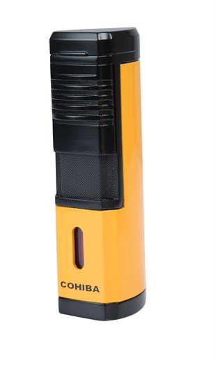 Cohiba 4 Torch Pürmüz Sarı- Siyah Puro Çakmağı