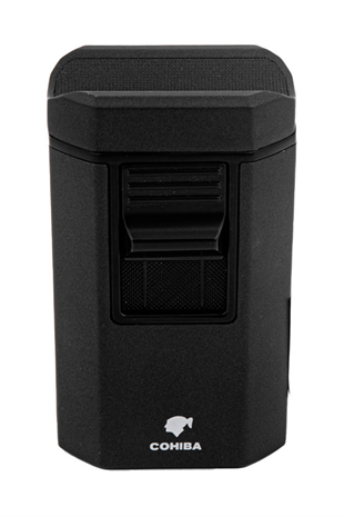 Cohiba 4 Torch Pürmüz Siyah Masa Tipi Puro Çakmağı