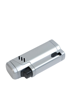 Cohiba 4 Torch Pürmüz Delicili Gümüş Metal Puro Çakmağı