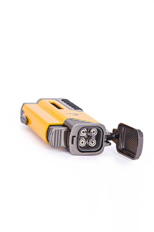Cohiba 4 Torch Pürmüz Sarı-Gunmetal Metal Puro Çakmağı