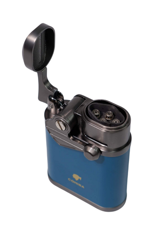 Cohiba 4 Torch Pürmüz Mavi - Gunmetal Puro Çakmağı