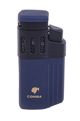 Cohiba 4 Torch Pürmüz Lacivert Puro Çakmağı