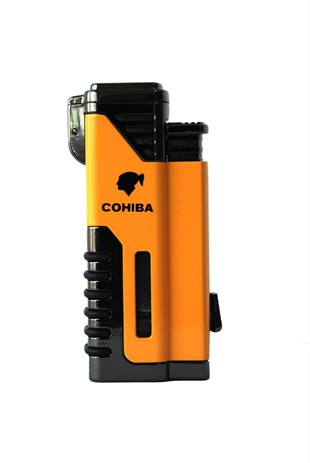 Cohiba 4 Torch Pürmüz Sarı-Siyah Puro Çakmağı