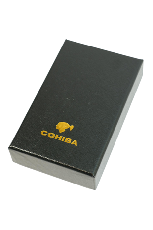 Cohiba 4 Torch Pürmüz Sarı Gunmetal Metal Puro Çakmağı