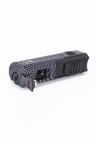 Cohiba 4 Torch Pürmüz Siyah Desenli Puro Çakmağı