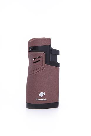 Cohiba 4 Torch Pürmüz Mat Kahverengi Metal Puro Çakmağı