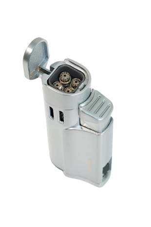 Cohiba 4 Torch Pürmüz Delicili Gümüş Metal Puro Çakmağı