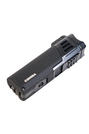 Cohiba 4 Torch Pürmüz Delici Siyah Metal Puro Çakmağı