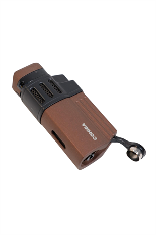 Cohiba 4 Torch Pürmüz Delici Kahverengi Siyah Metal Puro Çakmağı